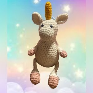 HANDCRAFTED White Magical Unicorn crochet
